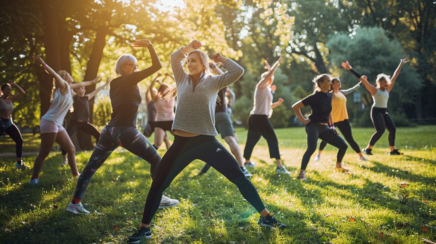 Задоволені клієнти різного віку в фітнес-залі